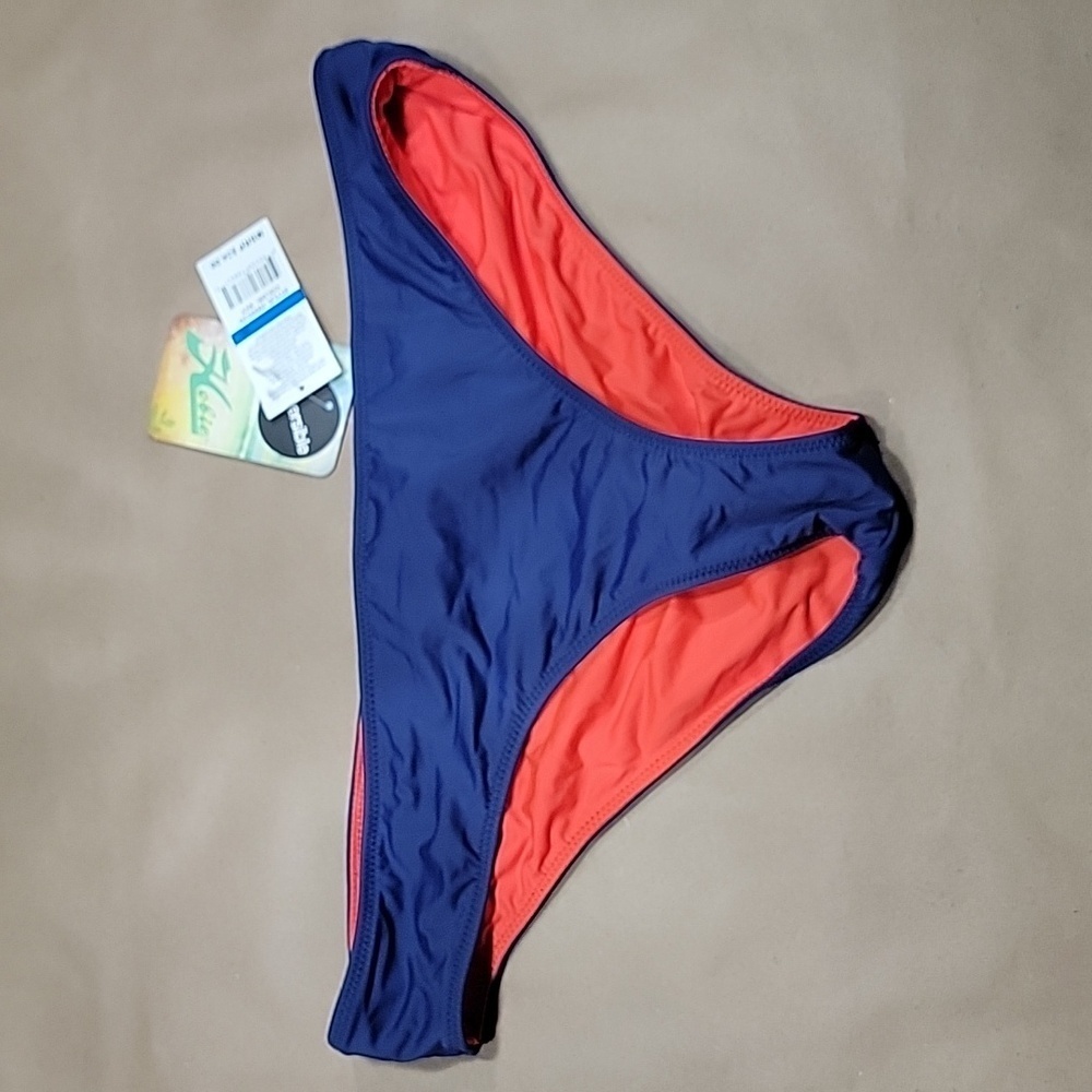 Hobie Size XL Blue / Red Reversible Bikini Bottoms, NEW